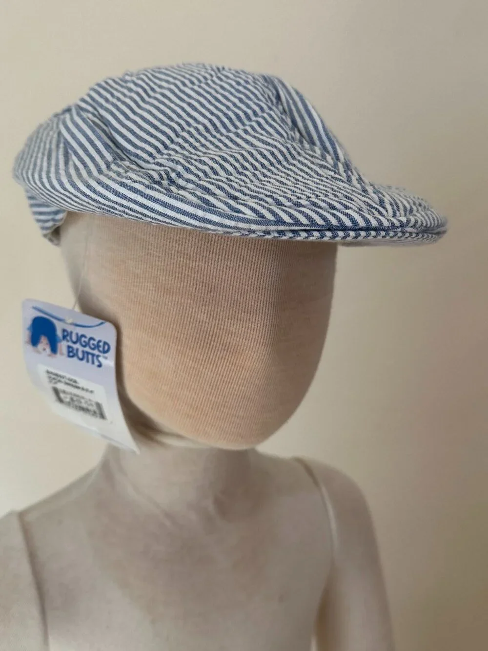 NIP RuggedButts Seersucker Driver Cap Hat 010001 Deadstock 2014